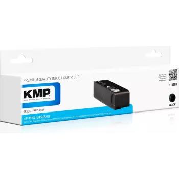 KMP H165BX Cartouche d'encre pigmentaire compatible noir haute capacité XL pour HP PageWide Pro 450 Series