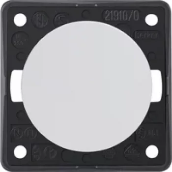 Berker Mécanisme de bouton-poussoir à bascule 936712509 blanc polaire brillant