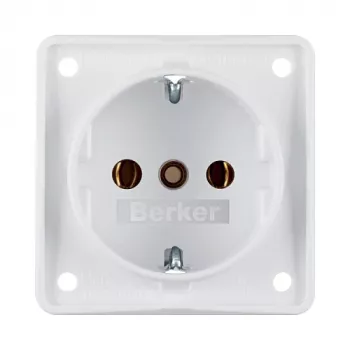 Berker Prise SCHUKO 941852502 blanc polaire mat