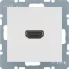 Berker 3315438989 prise HDMI, blanc