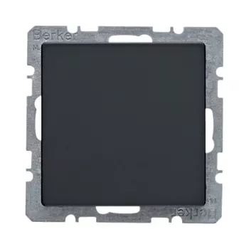 Berker obturateur avec pièce centrale Q.1/Q.3 anthracite