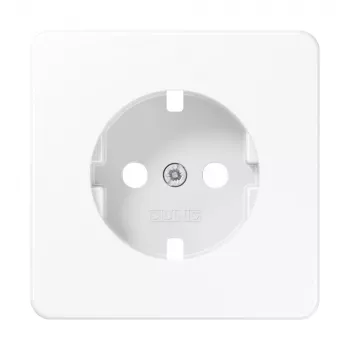 JUNG plaque centrale pour prise SCHUKO (CD1520PLWW) blanc alpin