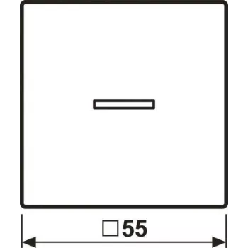 JUNG Bouton-poussoir HOME 1 poste