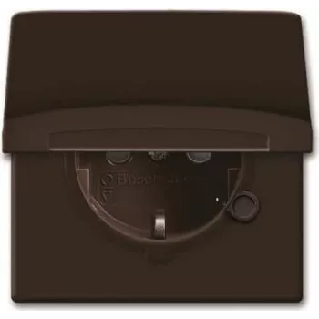 Busch-Jaeger 2064-0-0291 Prise Schuko CEE 7/3 2P+E IP44 marron 250V 16A en saillie