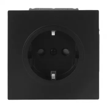 Busch-Jaeger Prise SCHUKO 20 EUCB-45M Safety+ noir mat