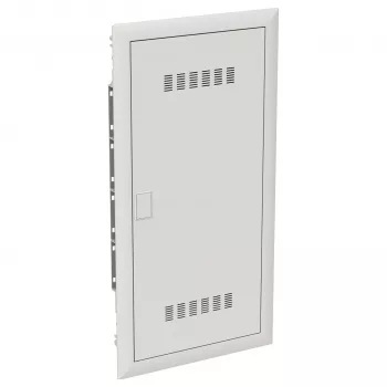 Striebel & John UK648MV Panneau de brassage multimédia VT UP 4 rangées ventilé porte transparente blanc