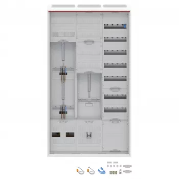 Striebel & John Armoire de distribution en saillie complète AP DA39BY fermeture à trois points A39 2CPX054263R9999