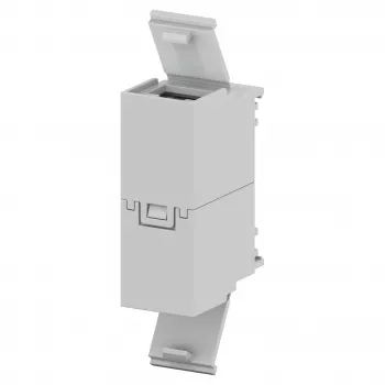 Striebel & John ZED45U Module double prise RJ45, Cat.6, non blindé, blanc polaire