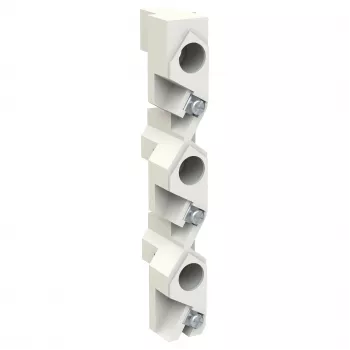 ABB ZE60 Bloc porte-fusible 2CPX061045R9999 1 pôle 32A 690V AC 10x38mm gris