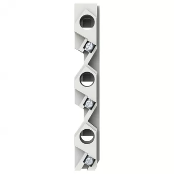 ABB ZE60 Bloc porte-fusible 2CPX061045R9999 1 pôle 32A 690V AC 10x38mm gris