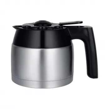 Steba KM F3 cafetière filtre thermos, 1,25 L, 1000 W, inox/noir