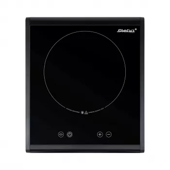 Steba HK 25 plaque vitrocéramique 2000 W 1 zone de cuisson noire/argent