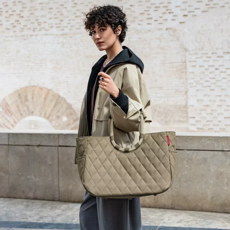 Reisenthel Loopshopper L Frame Rhombus olive (OR5047)