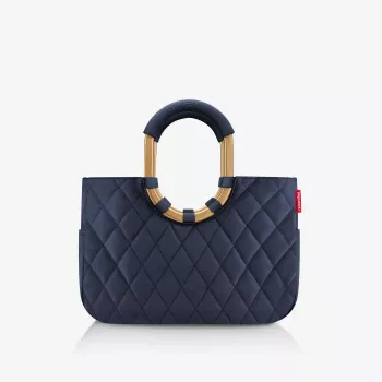 Reisenthel loopshopper M Frame Rhombus Midnight Gold panier de courses