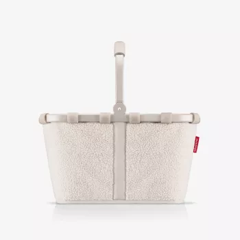 Reisenthel Carrybag Teddy Sand (BK1042) - panier de courses, 22 L, polyester recyclé