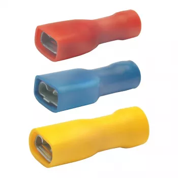 Cosse plate KLAUKE 1,5-2,5 mm² 730/V isolée bleue PVC