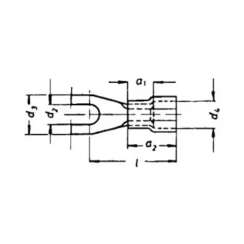 Embout de fil Klauke 1,5-2,5 mm² isolé 630C/5