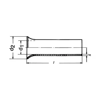 Klauke 7212V pince à sertir manuelle à cliquet pour cuivre et acier inoxydable, 0,5-6 mm², 230 mm