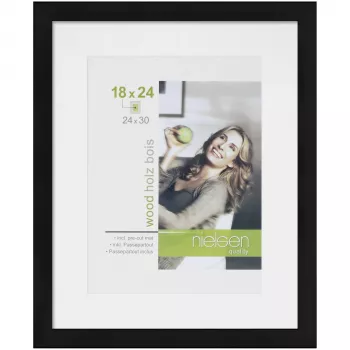 NIELSEN DESIGN Apollon noir 24x30 cadre photo en bois 8988006