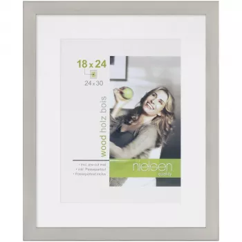 NIELSEN DESIGN Apollon argent 24x30 cadre photo en bois