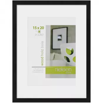 NIELSEN DESIGN Apollon noir cadre photo en bois A4 21x29,7 cm 8988046