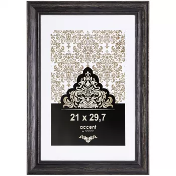 NIELSEN DESIGN Accent Vintage cadre photo DIN A4 21x29,7 cm bois noir