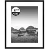 Cadre photo NIELSEN DESIGN Aura noir 24x30 cm en bois avec passe-partout 1122000