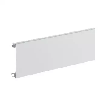 Goulotte de plinthe HAGER TEH BRH08029016 avec couvercle 80mm blanc trafic (BRH08029016)