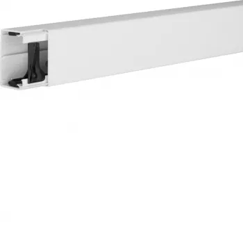 Goulotte de câbles Hager LFH4006009016 sans halogène 40x60mm blanc trafic 2m