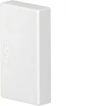 Embout Hager LFF2003569016 blanc trafic (RAL 9016) pour goulotte de câbles tehalit.LFF 20x35 mm