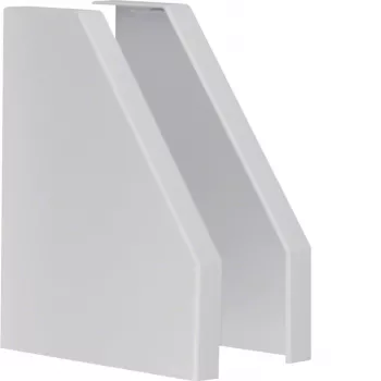 Hager Embout pour goulotte RK 230 L 2320, gris clair, paire