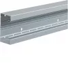 Hager BRA651301ELN Base de goulotte de plinthe, aluminium anodisé naturel, 2000x130x65 mm