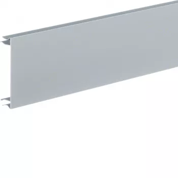 Hager BRA0802ELN Couvercle pour goulotte de plinthe 80mm aluminium anodisé 2000mm