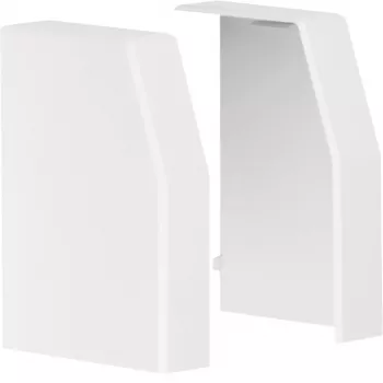 Hager Embout pour goulotte RK 110, 110x60mm, blanc pur (RAL 9010), paire
