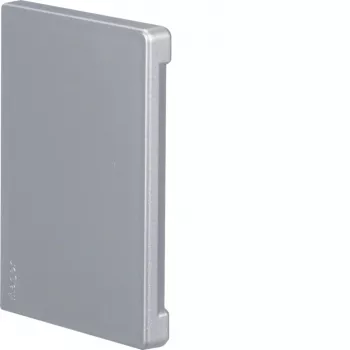 HAGER Pièce de finition sans halogène BR 65x100mm largeur de couvercle 80mm aluminium laqué (BR651006LAN)