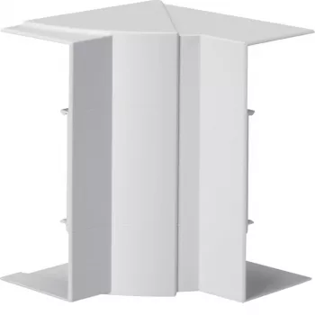 Hager BR651704H9016 Angle intérieur réglable pour goulotte BR/A/S 68x170mm blanc RAL 9016