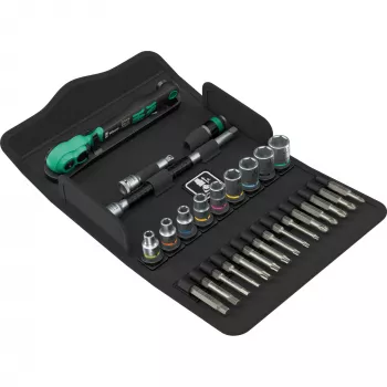 Wera 8100 SA 14 Zyklop Comfort set de cliquets 1/4 inch, 14 pièces
