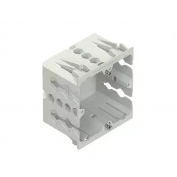 NIEDAX GDM 50-1 VW boîte d'installation pour appareil 1 poste blanc pur RAL 9010 polyamide 50mm