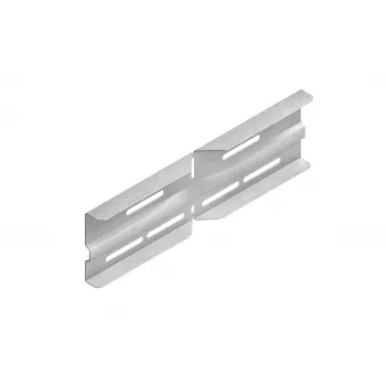 Niedax WSWV 105.390 connecteur d'angle pour chemins de câbles, acier galvanisé à chaud, hauteur de montant 105 mm, longueur de branche 390 mm