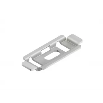 Niedax GRBP 6 F Plaque de fixation pour chemins de câbles, hauteur 60 mm, acier, zingué Sendzimir, 100x60x1,5 mm