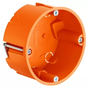 Kaiser Elektro 9061-00 Boîte pour cloison creuse Ø 68 mm profondeur 35 mm orange