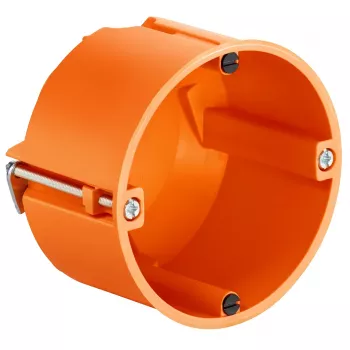 Kaiser Elektro 9068-01 Boîte d'appareillage pour cloison creuse Ø 68 mm profondeur 47 mm orange