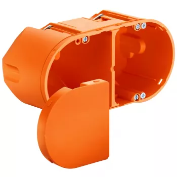 Kaiser Elektro 9062-94 Boîte électronique pour cloison creuse étanche à l'air, orange, sans halogène