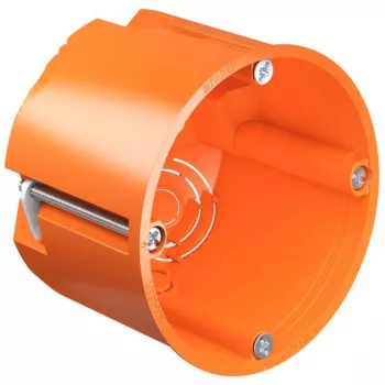 KAISER ELEKTRO 9064-02 Boîte d'encastrement, orange, IP30, VDE, 62 mm