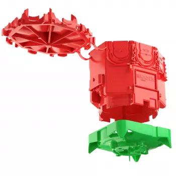 Kaiser Elektro Betonbau B1 Boîte de raccordement de plafond en 2 parties 1265-12