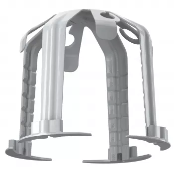 Kaiser Elektro Entretoise pour plafonds suspendus DAO68 mm - O80 mm profondeur d'encastrement 40 mm à 100 mm