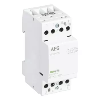 BUSCH-JAEGER AEG Contacteur d'installation VI254006230V 25A 4 NO 230V AC