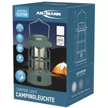 ANSMANN CL270B Lanterne de camping LED COB 270 lm