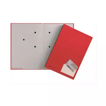 PAGNA Chemise Signature A4 rouge avec porte-cartes de visite 24205-01
