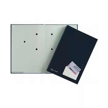 PAGNA Chemise de présentation A4 carton noir satiné portrait